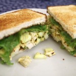 Curried Chicken Sandwich with Green Apple and Raisins