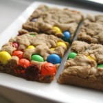 Peanut M&M Blondies