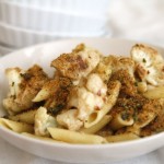 Roasted Cauliflower Pasta with Toasted Breadcrumbs and Pecorino