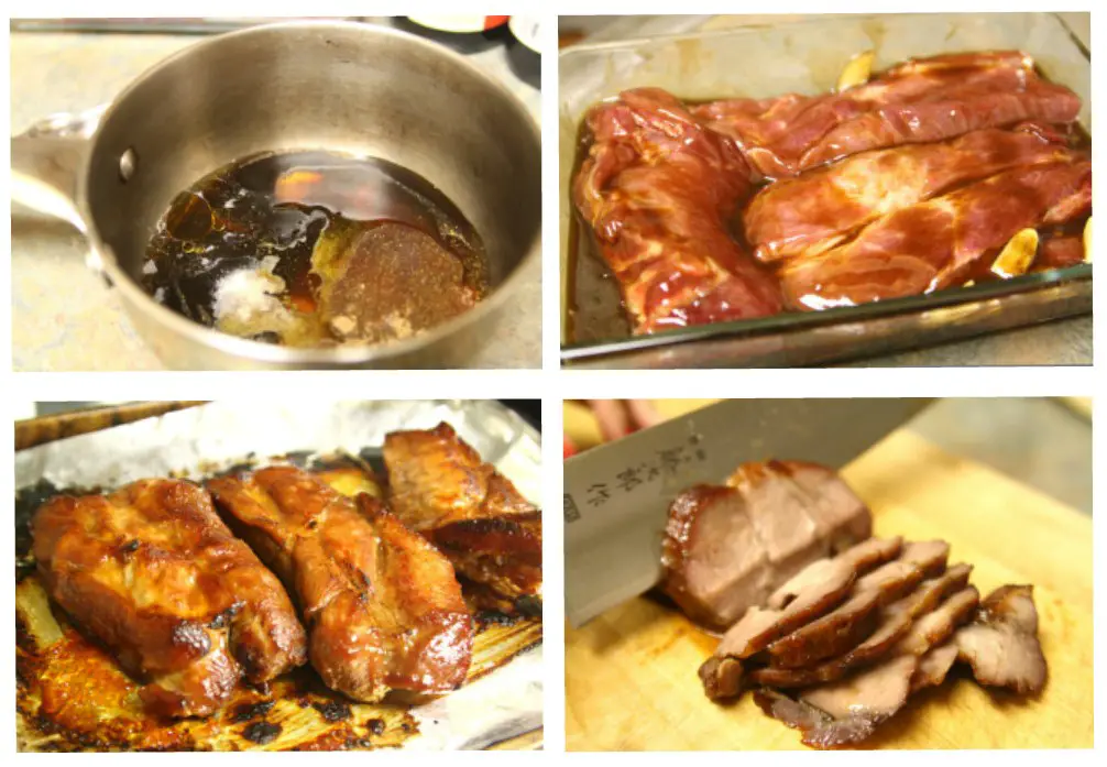 Barbecued roast pork
