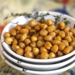 Roasted Chickpeas with Rosemary, Thyme, and Sea Salt