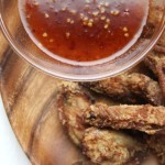 Fried Chicken Wings with Sweet Chili Sauce