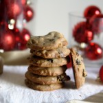 Double Chocolate Dried Cherries and Macadamia Nut Cookies