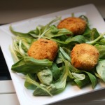 Almond-Crusted Fried Goat Cheese 