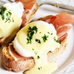 Eggs Benedict with Horseradish Hollandaise Sauce