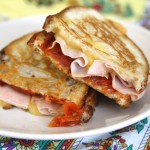 Grilled Cheese Sandwich with Spicy Tomato Chutney