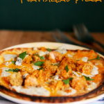 Buffalo Chicken Flatbread Pizza