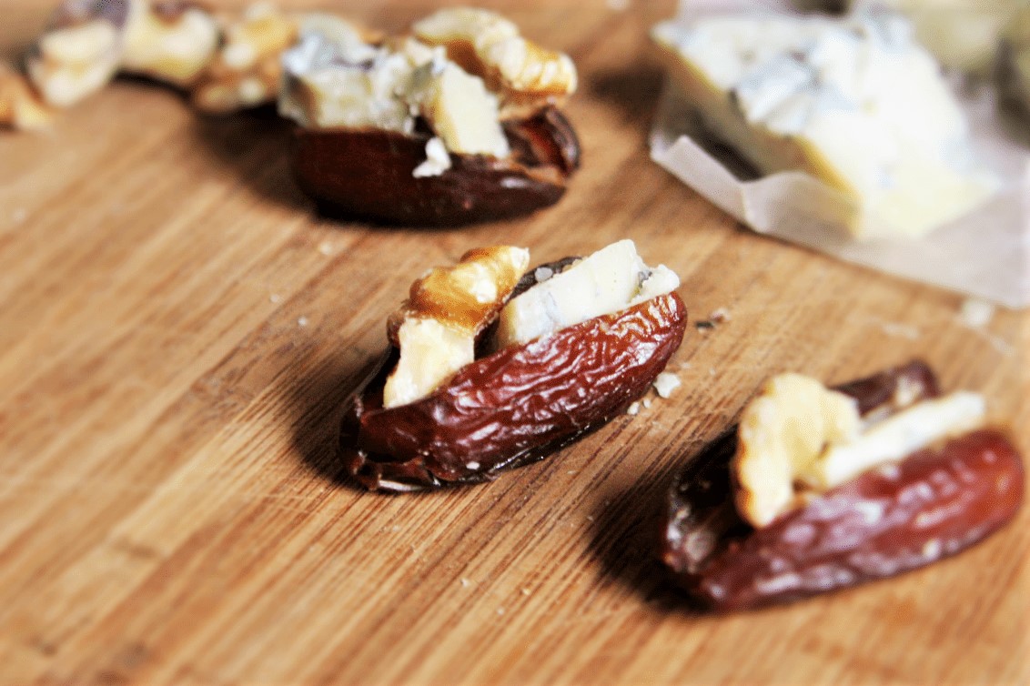 These Blue Cheese and Walnut Stuffed Dates are one those effortless appetizers that never fail to impress - simple, elegant, and the perfect combination of sweet and savory flavors!