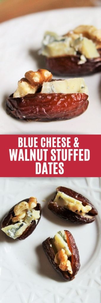 These Blue Cheese and Walnut Stuffed Dates are one those effortless appetizers that never fail to impress - simple, elegant, and the perfect combination of sweet and savory flavors!