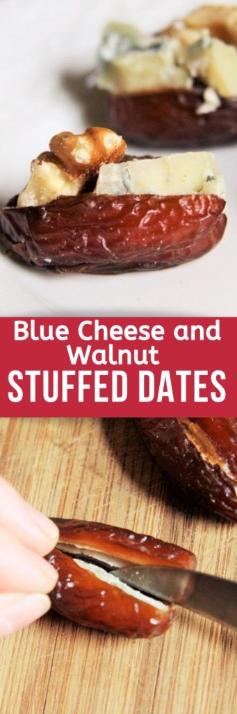 These Blue Cheese and Walnut Stuffed Dates are one those effortless appetizers that never fail to impress - simple, elegant, and the perfect combination of sweet and savory flavors!