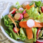Meatless Monday: Asian Salad with Carrot Ginger Dressing