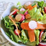 Asian Salad with Carrot Ginger Dressing