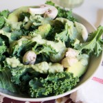Meatless Monday: Kale Salad with Buttermilk Green Goddess Dressing