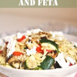 Meatless Monday: Orzo with Roasted Vegetables and Feta