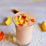 Meatless Monday: Nectarine Overnight Oats Smoothie