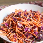 Coleslaw with Creamy Lemon Tahini Dressing