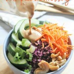 Thai Crunch Salad with Peanut Dressing