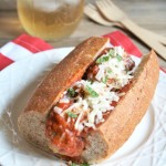 Cheesy Meatball Marinara Subs