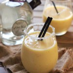 Frozen Mango Coconut Margarita #dayofthedead