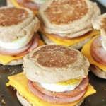 Egg, Cheese, and Bacon Breakfast Sandwiches {McMuffin copycat}