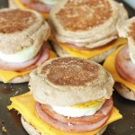 Egg, Cheese, and Bacon Breakfast Sandwiches {McMuffin copycat}