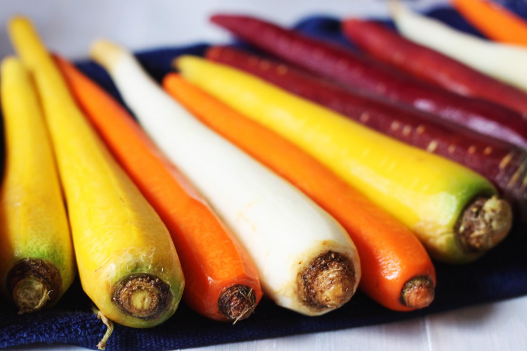 Rainbow carrots