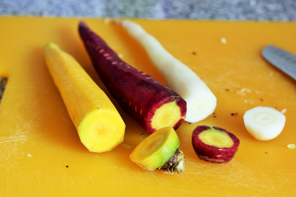 Rainbow carrots