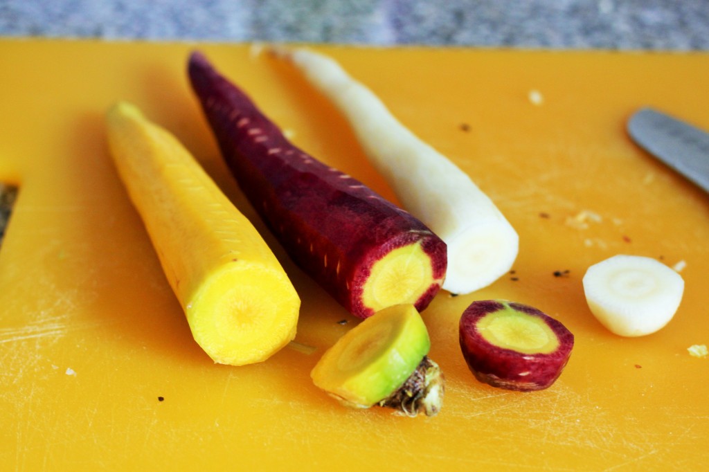 Rainbow carrots