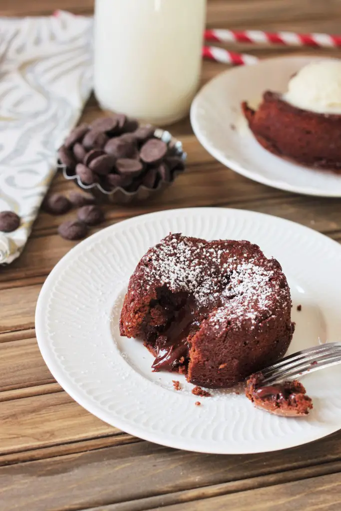 Molten Chocolate Lava Cake - The Tasty Bite