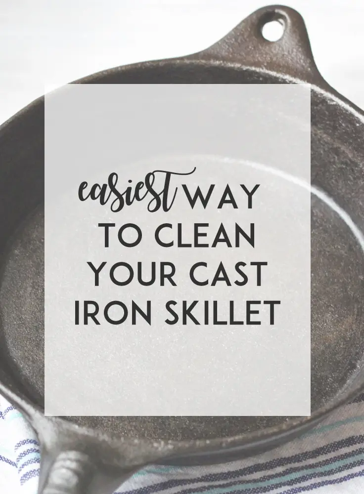 Cleaning your cast iron skillet is easy when you follow these four simple steps.