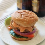 Sriracha Lime Chicken Burgers