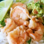 Garlic Shrimp and Cilantro Lime Rice Bowl {Gambas al Ajillo}