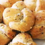 Quick Garlic Parmesan Knots