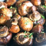 Steakhouse Sauteed Mushrooms {Meatless Monday}