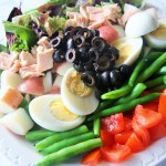Tuna Nicoise Salad with Black Olive Vinaigrette