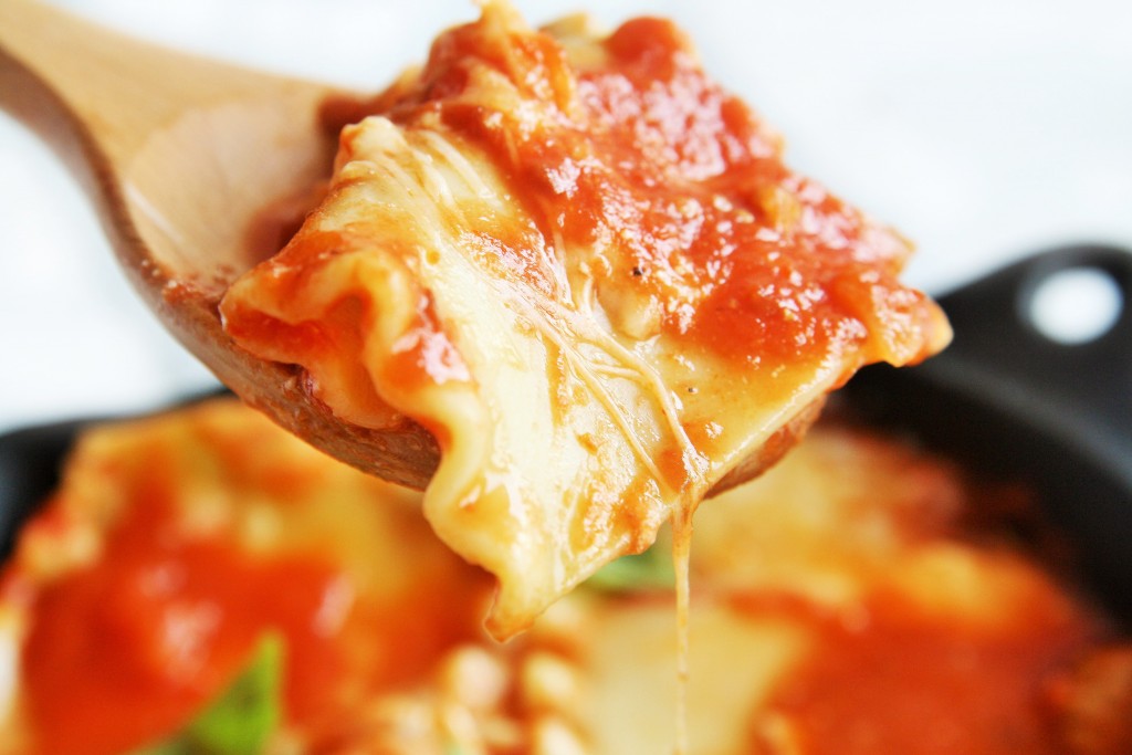 Try this delicious and hearty lasagna easily made in one skillet – perfect for busy weeknights!