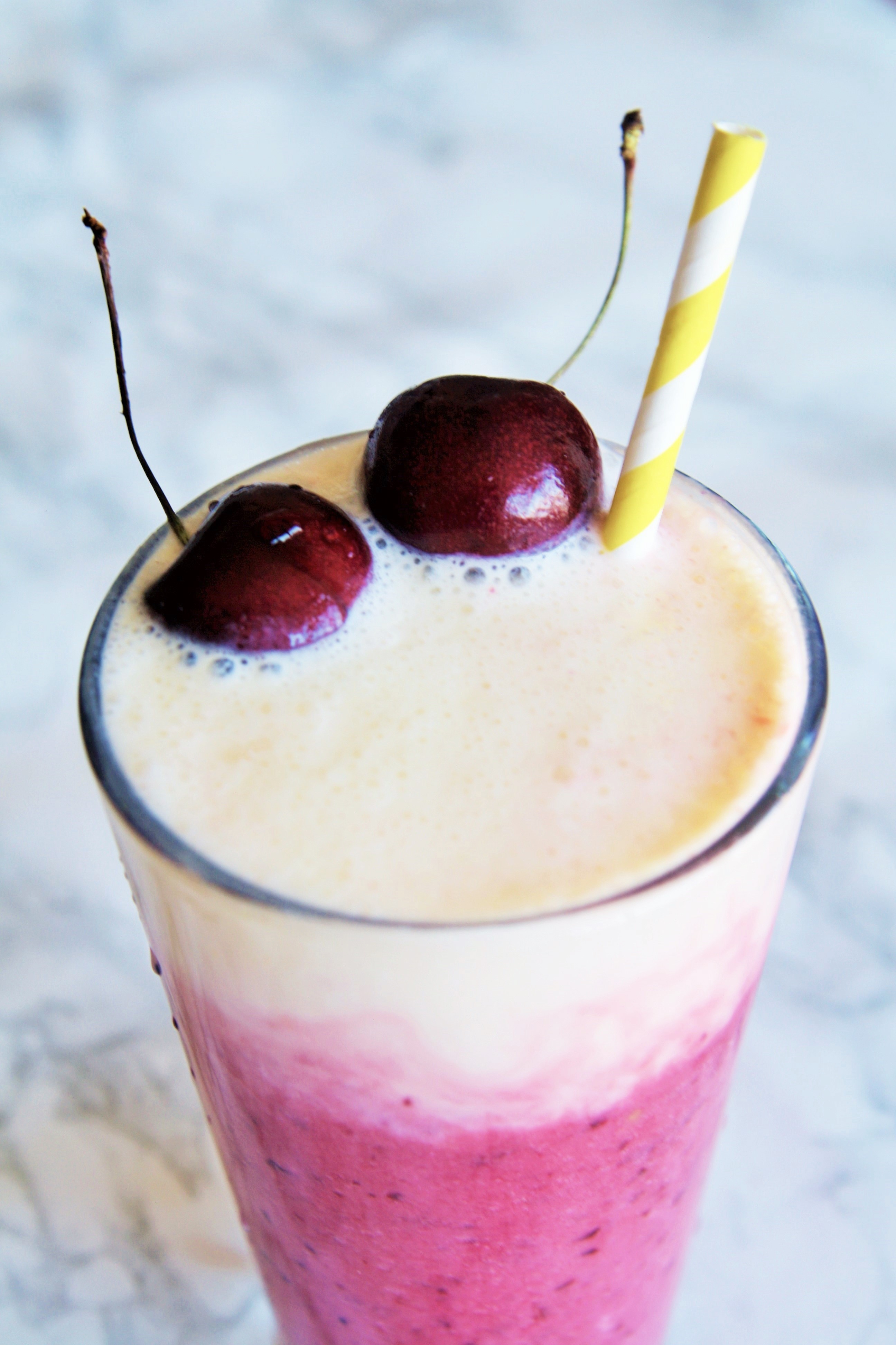 cherry-lemonade-smoothie-1 - The Tasty Bite