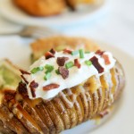 Cheddar Ranch Hasselback Potatoes {with Barber Foods}