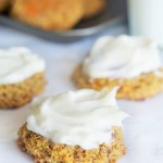 Carrot Cake Cookies with Maple Cream Cheese Frosting {Gluten-Free/Paleo}