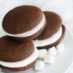 Chocolate Whoopie Pies with Marshmallow Cream Filling