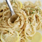 Creamy Lemon Pepper Spaghetti