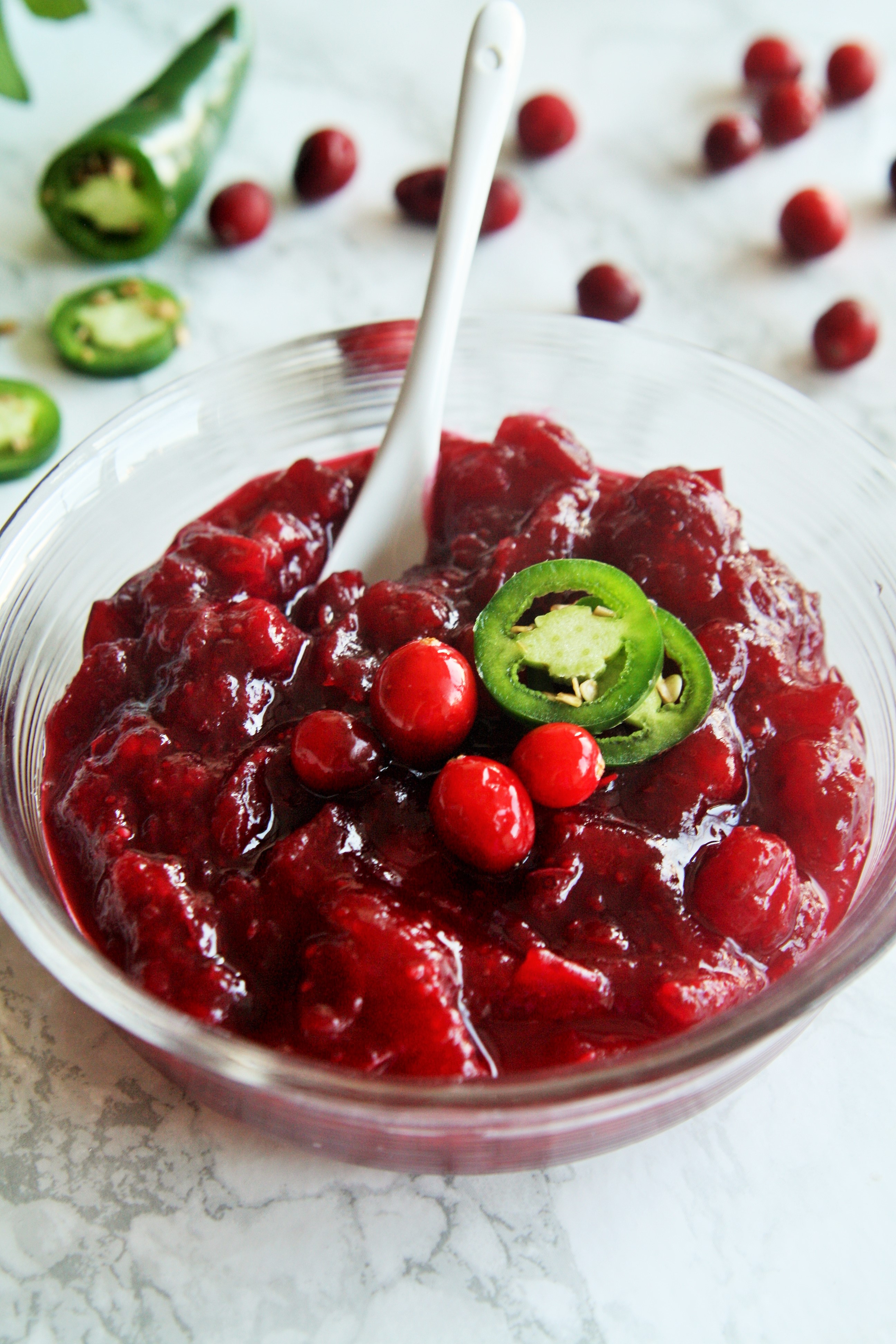 Jalapeño Orange Cranberry Sauce - The Tasty Bite