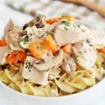 Turkey Mushroom Stroganoff