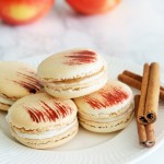 Caramel Apple Pie Macarons {+ Painting Patterns on Macarons}