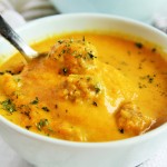 Carrot and Turkey Meatball Soup