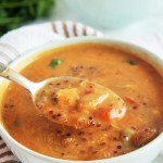 Chicken Enchilada Quinoa Soup