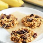 Peanut Butter and Banana Protein Oatmeal Cookies
