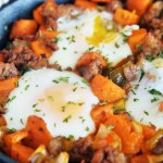 Sweet Potato and Sausage Breakfast Skillet