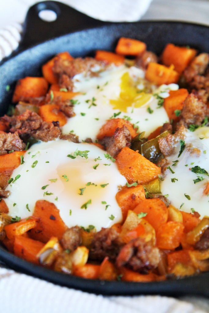 sweet-potato-sausage-breakfast-skillet-3