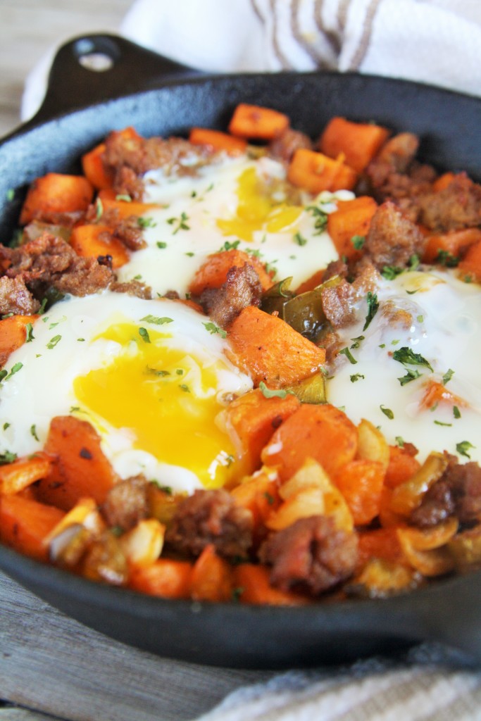 sweet-potato-sausage-breakfast-skillet-5